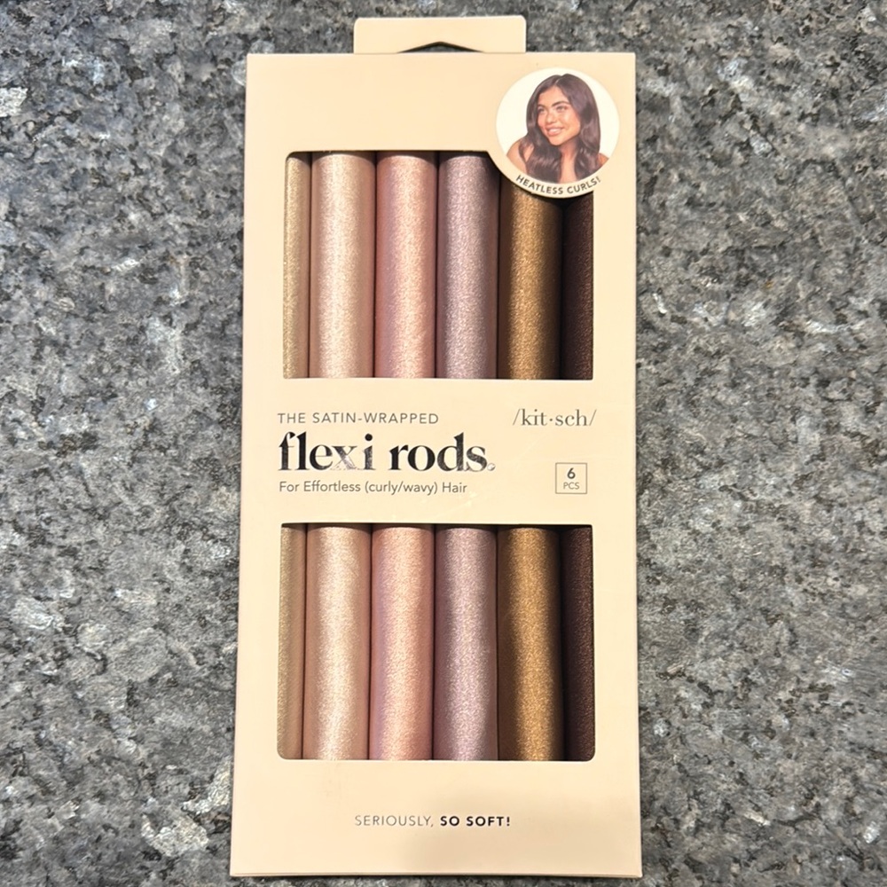 Kitsch Satin-Wrapped Flexi Rods